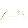 Rimless glasses  | Frameless eyeglasses | Eyeglasses without frames | No Frame  around the edge of the lenses BUYCHASHME OCHICHO