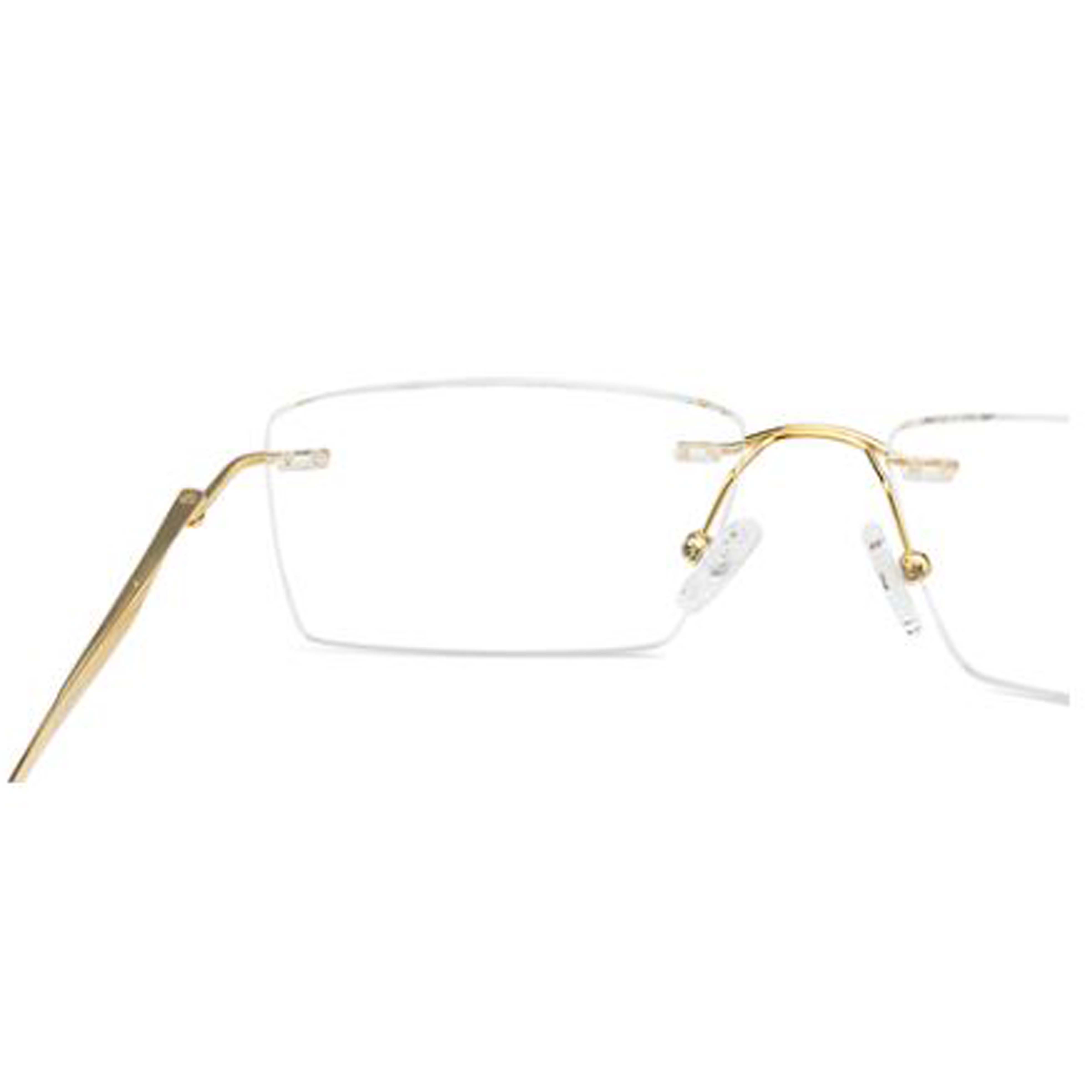Rimless glasses  | Frameless eyeglasses | Eyeglasses without frames | No Frame  around the edge of the lenses BUYCHASHME OCHICHO