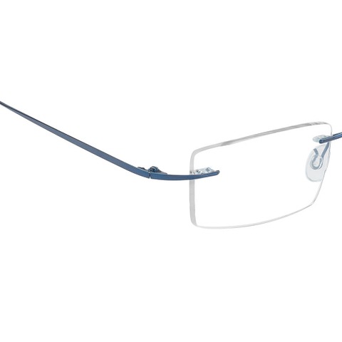 Blue Rimless eyeglasses frame buychashme.com (2) Buy Rimless Spectacles for Men & Women Rimless Eyeglasses are online Rimless glasses  | Frameless eyeglasses | Eyeglasses without frames | No Frame  around the edge of the lenses | frame less glasses | without rim glasses | frameless spectacles | rimless Eyeglasses | rimless spex rimless eyewear