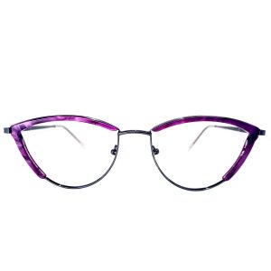 Purple Cat eye Metal Frame eyeglasses-499/- Ochicho