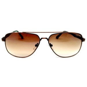Brown Dual Bridge Sunglasses