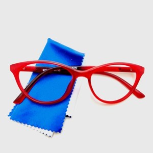 Lightweight Red Cateye Women's Frames